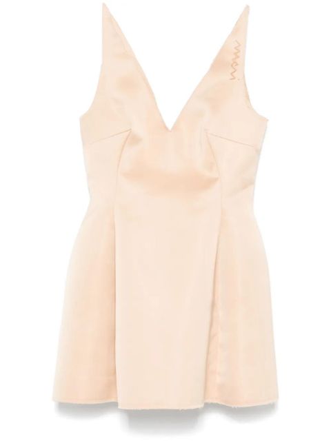 Marni duchess satin mini dress - Neutrals - zdjęcie produktu nr 1