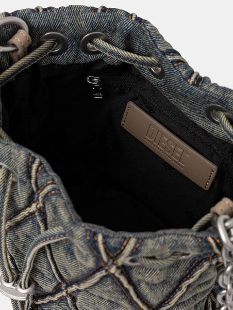 Diesel torebka jeansowa CHARM-D CHARM-D kolor niebieski X10346.P5570