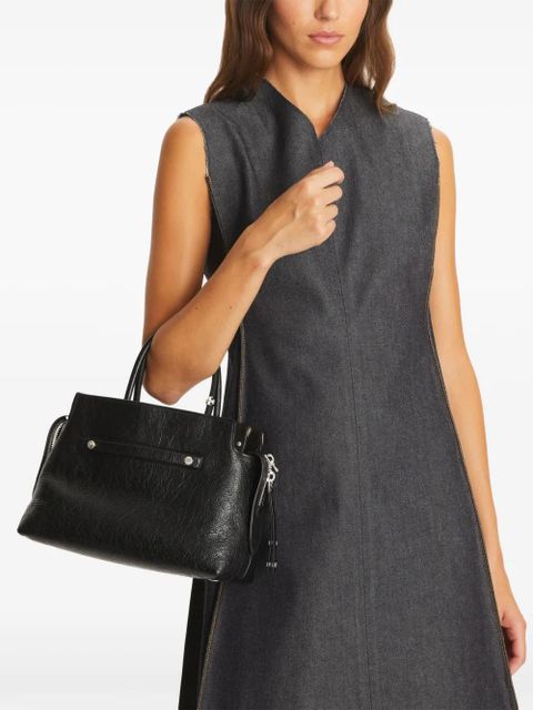Tory Burch Mercer Distressed tote bag - Black