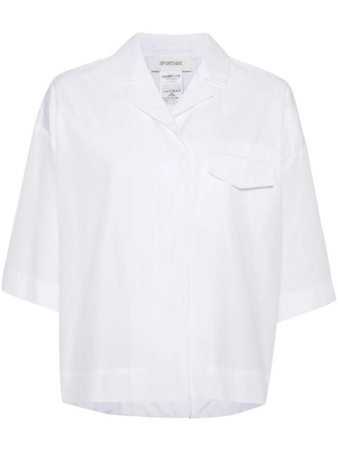 Sportmax Parole cotton shirt - White - zdjęcie produktu nr 1