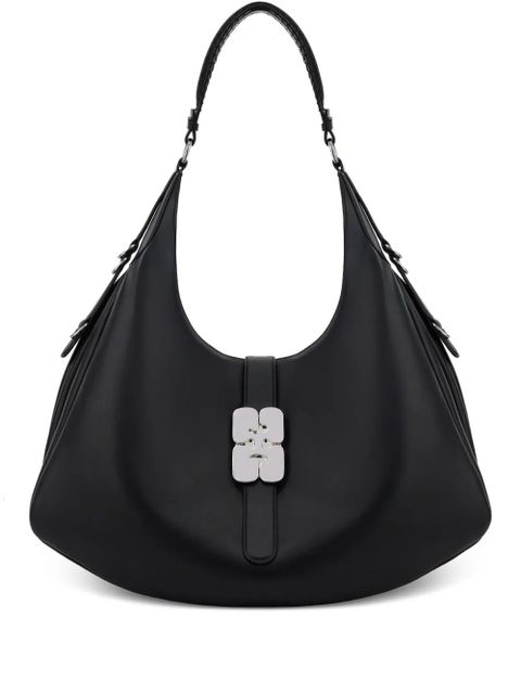 GANNI hardware-detail shoulder bag - Black - zdjęcie produktu nr 1