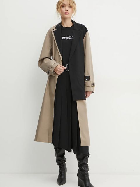 Karl Lagerfeld t-shirt bawełniany - zdjęcie produktu nr 2