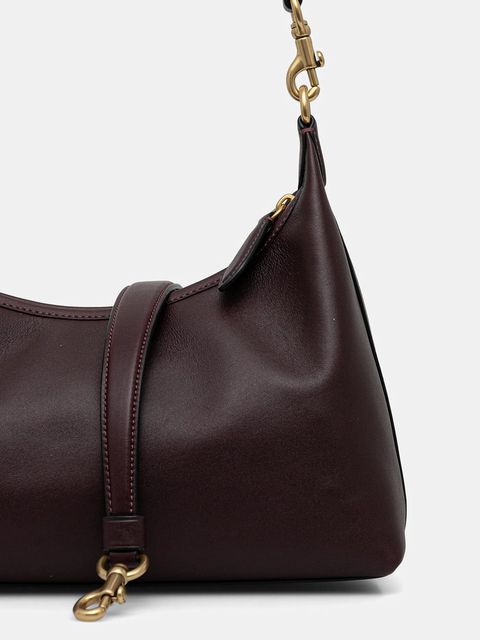 Coach torebka skórzana Juliet kolor fioletowy CR981