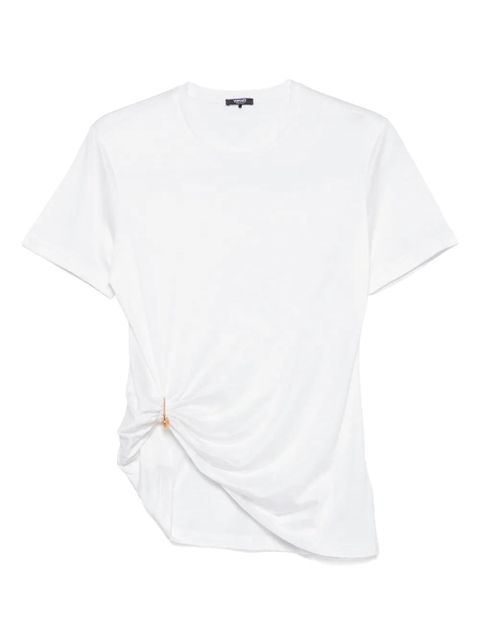 Versace pin-drape T-shirt - White - zdjęcie produktu nr 1