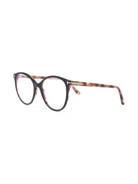 TOM FORD Eyewear FT5742B round-frame glasses - Brown - zdjęcie produktu nr 2