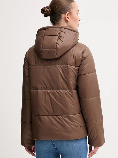 Pepe Jeans kurtka kolor brązowy zimowa PL4024339