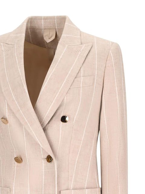 Max Mara Riom pinstripe coat - Neutrals - zdjęcie produktu nr 2