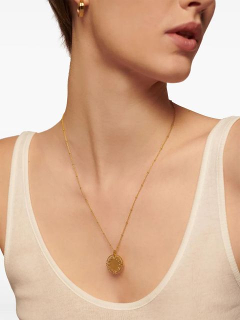 Monica Vinader Talisman sun pendant - Gold