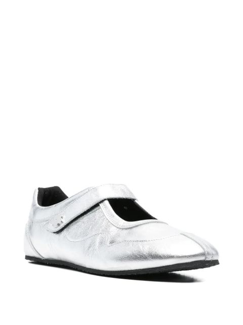 Cecilie Bahnsen Cosmo leather sneakers - Silver - zdjęcie produktu nr 2