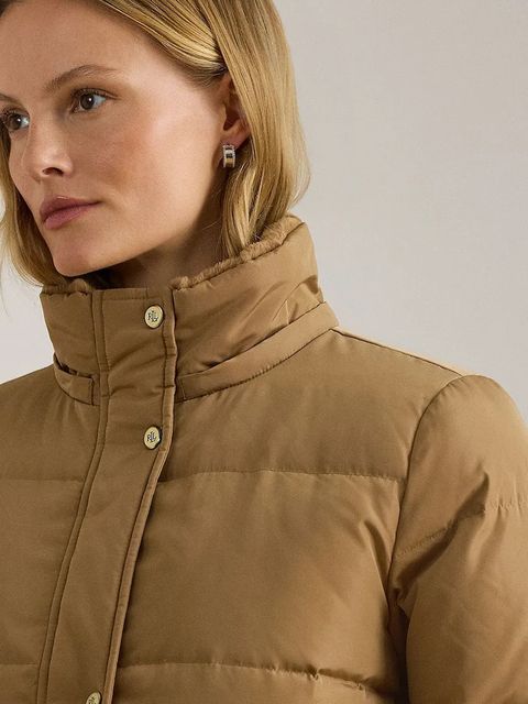 Lauren Ralph Lauren kurtka puchowa kolor brązowy zimowa 297P04130