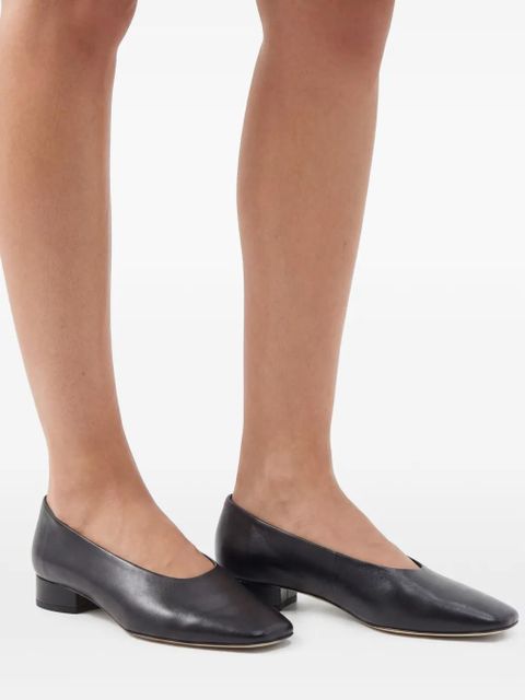 Aeyde 25mm Delia leather pumps - Black