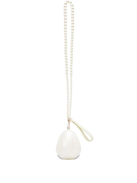 Simone Rocha pearl crossbody egg bag - White - zdjęcie produktu nr 1