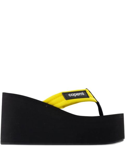 Coperni platform wedges sandals - Yellow - zdjęcie produktu nr 1
