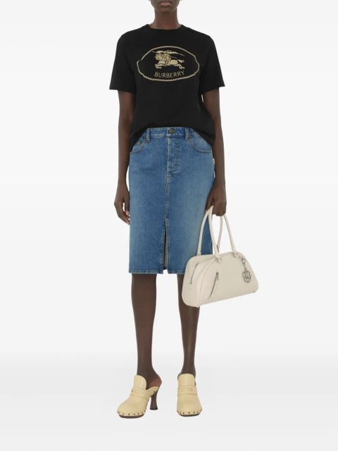 Burberry cotton T-shirt - Black - zdjęcie produktu nr 2