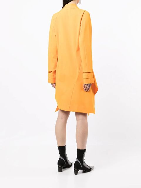 Off-White panelled shirt dress - Yellow