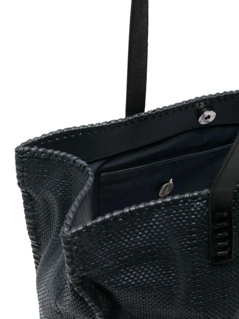 DRAGON DIFFUSION Check tote bag - Blue