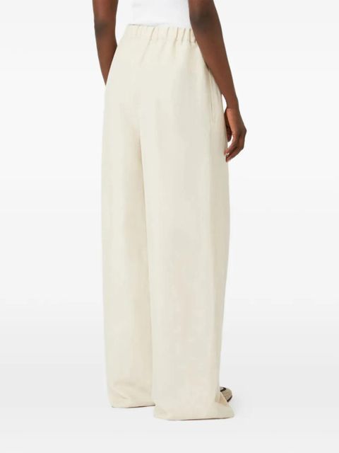 Max Mara elasticated palazzo pants - Neutrals - zdjęcie produktu nr 2