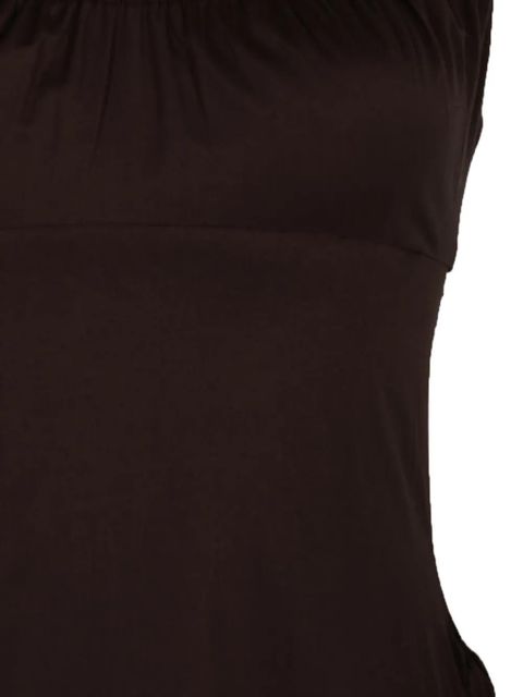 Faithfull the Brand Marcella shirred midi dress - Brown