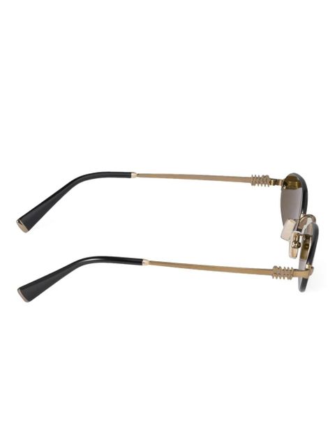 Miu Miu oval-frame sunglasses - Brown - zdjęcie produktu nr 2