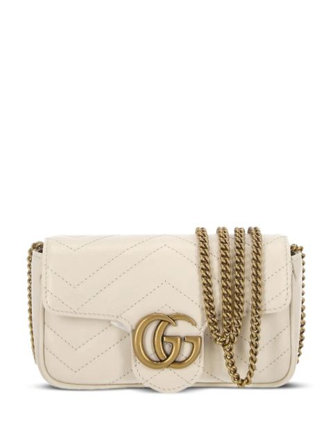 Gucci super mini GG Marmont shoulder bag - White - zdjęcie produktu nr 1