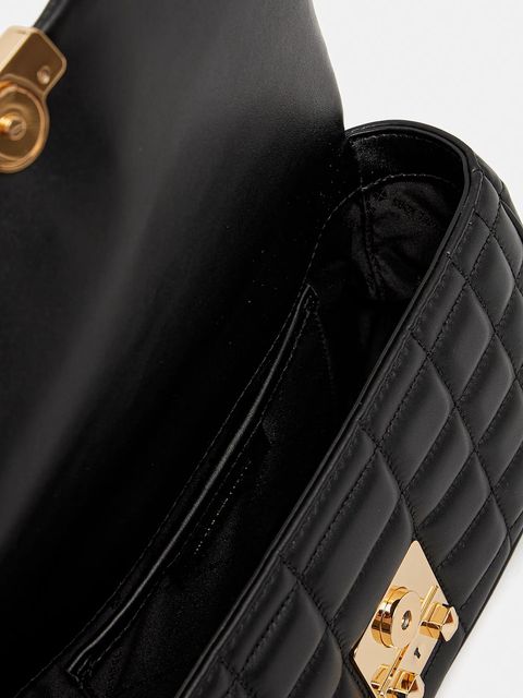 MICHAEL Michael Kors torebka skórzana TRIBECA kolor czarny 30R4G2RL7L