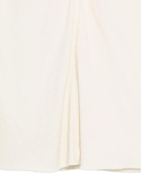 AMI Paris split-front skirt - Neutrals