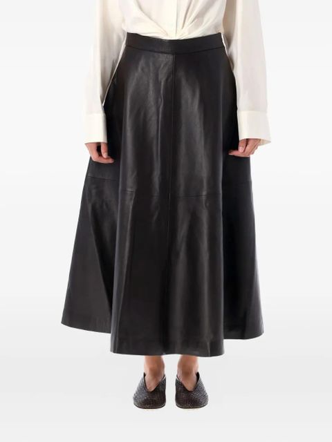 Róhe leather midi skirt - Black - zdjęcie produktu nr 1