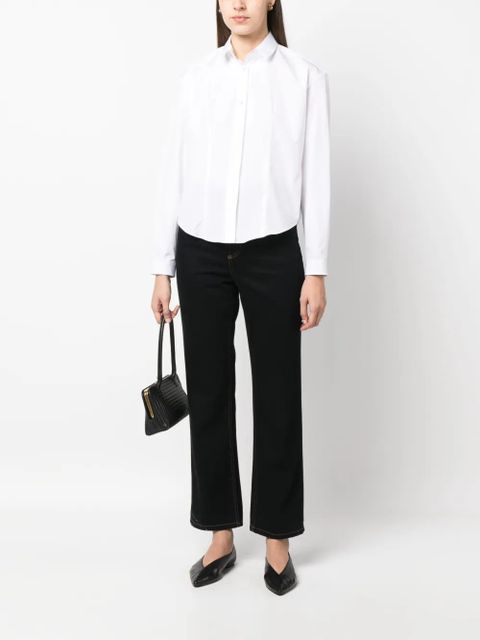 The Row long-sleeve cotton shirt - White