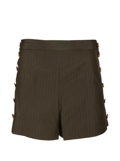 Vivienne Westwood Elle button pinstripe shorts - Brown - zdjęcie produktu nr 2