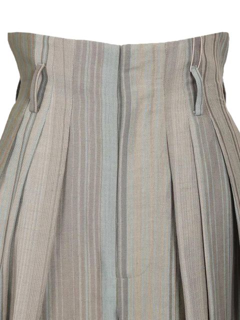 Vivienne Westwood striped bag trousers - Neutrals