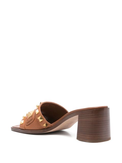 Valentino Garavani 60mm VLogo Signature sandals - Brown