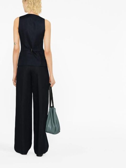 Chloé pressed-crease tailored trousers - Blue