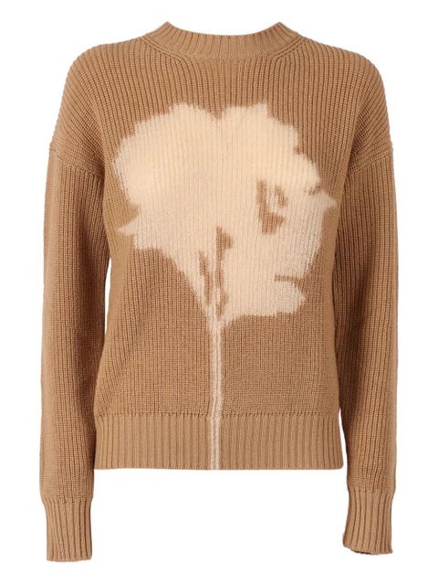 Max Mara flower knit top - Neutrals - zdjęcie produktu nr 1