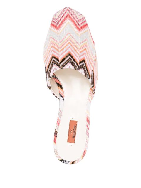 Missoni zig-zag slippers - Pink