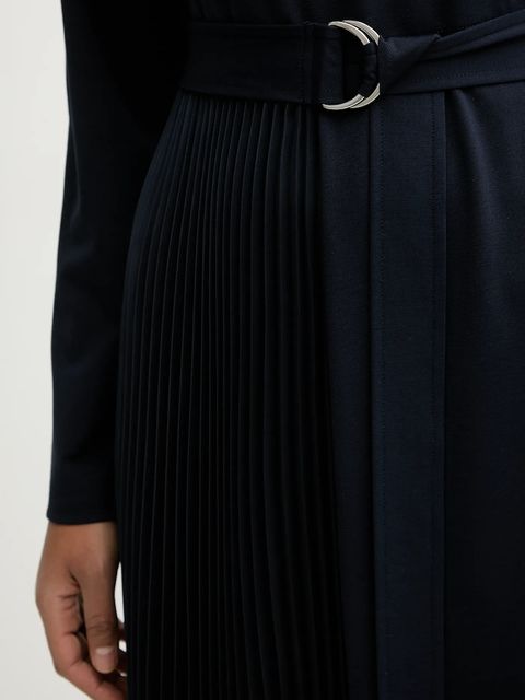 Weekend Max Mara sukienka TALAMO kolor granatowy mini rozkloszowana 2615621011600