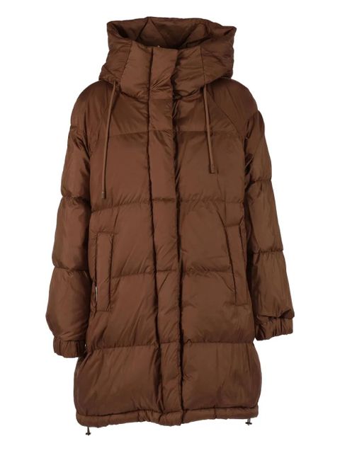 Weekend Max Mara hooded quilted coat - Brown - zdjęcie produktu nr 1