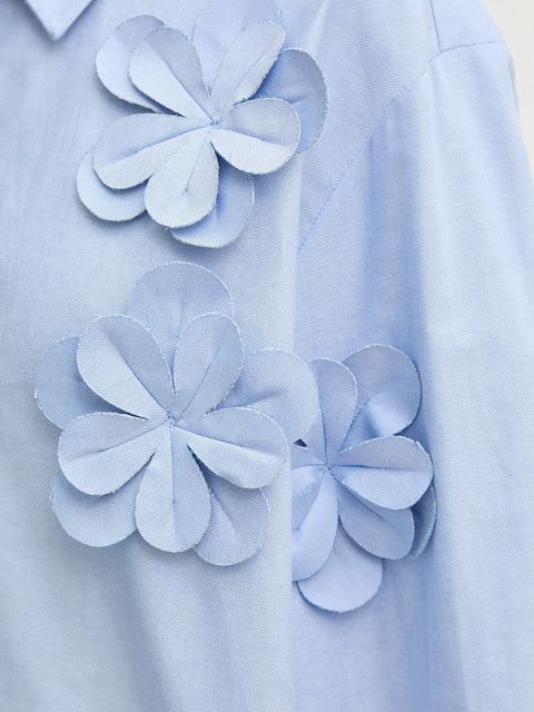 Stine Goya koszula bawełniana damska kolor niebieski relaxed z kołnierzykiem klasycznym SG-PS26-T138-2464