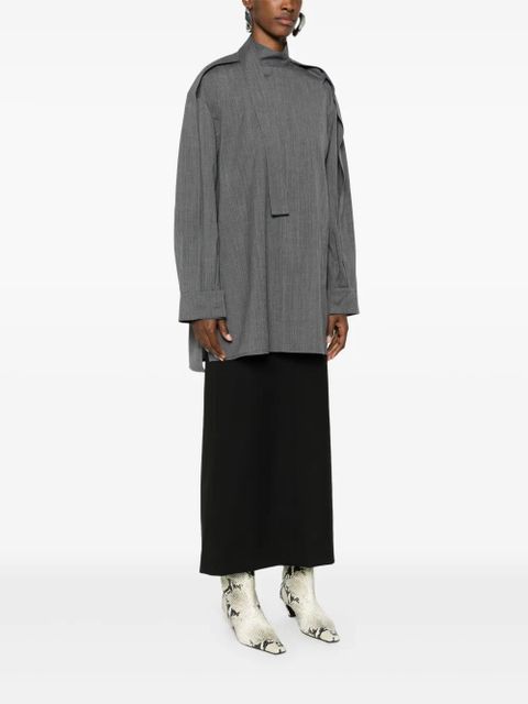 Jil Sander wool blouse - Grey - zdjęcie produktu nr 2