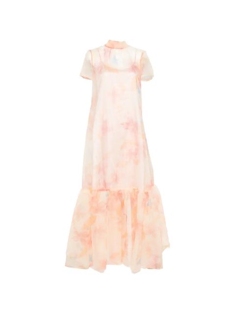 STAUD Calluna floral-print maxi dress - Neutrals - zdjęcie produktu nr 1