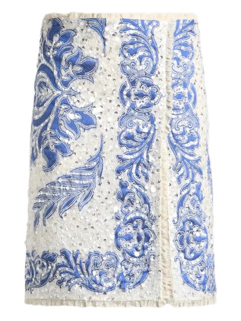 ETRO sequin-embellished skirt - White - zdjęcie produktu nr 1
