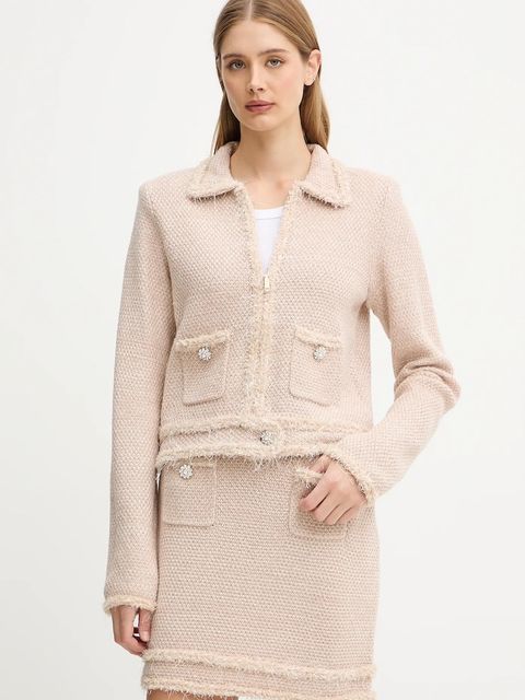 Blugirl Blumarine kardigan damski kolor beżowy ciepły RF5152.MA950 - zdjęcie produktu nr 1