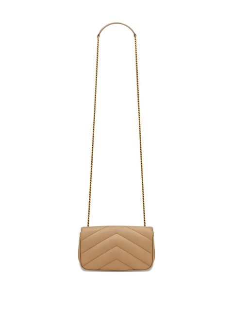 Saint Laurent mini Loulou crossbody bag - Neutrals