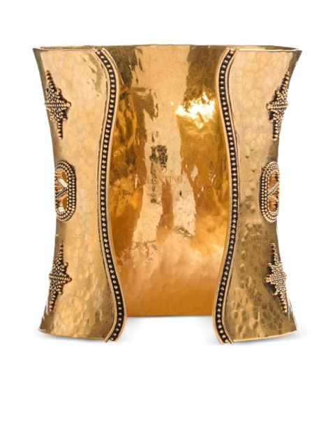 Valentino Garavani Cuffy hammered-pattern bracelet - Gold - zdjęcie produktu nr 2