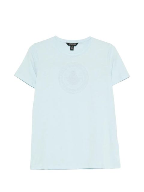 Lauren Ralph Lauren logo-embroidered T-shirt - Blue - zdjęcie produktu nr 1