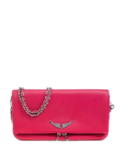 Zadig&Voltaire Rock leather shoulder bag - Pink - zdjęcie produktu nr 1
