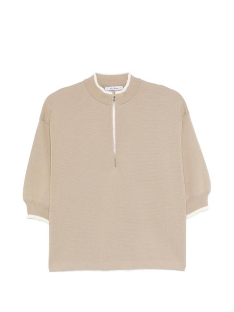 Max Mara Mxmorafo half-zip sweater - Neutrals - zdjęcie produktu nr 1