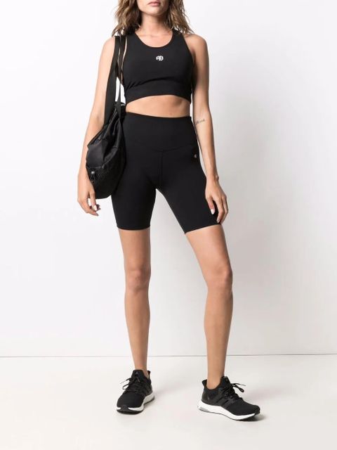 ANINE BING logo-print sports bra - Black - zdjęcie produktu nr 2
