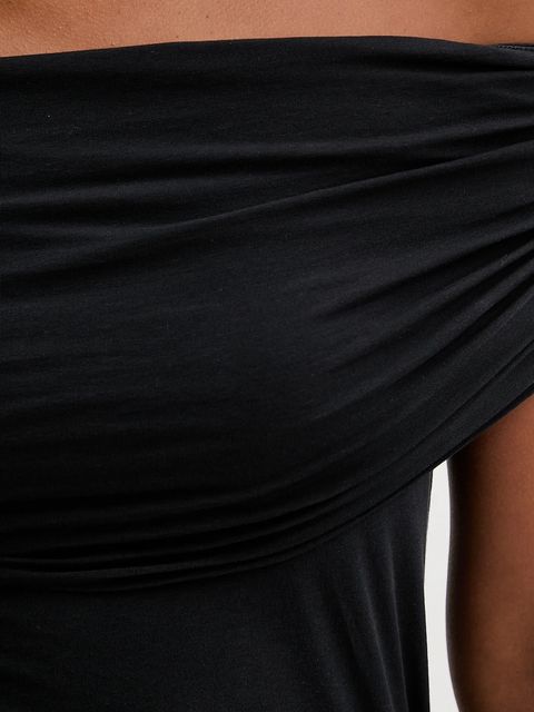 MAX&Co. top damskie kolor czarny dekolt hiszpański 2526946071200