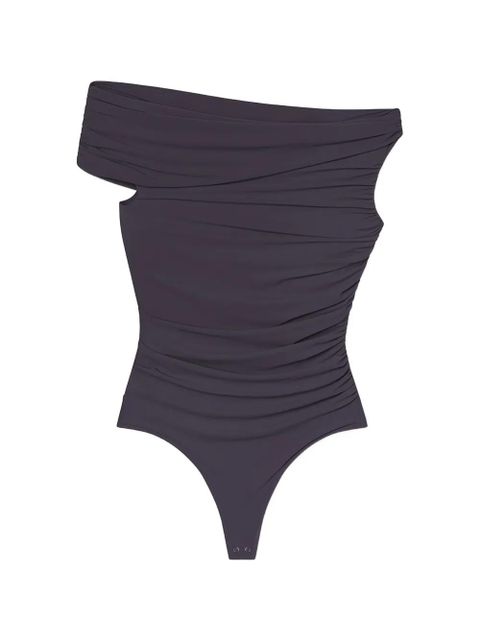 AGOLDE Sherilyn draped bodysuit - Grey - zdjęcie produktu nr 1