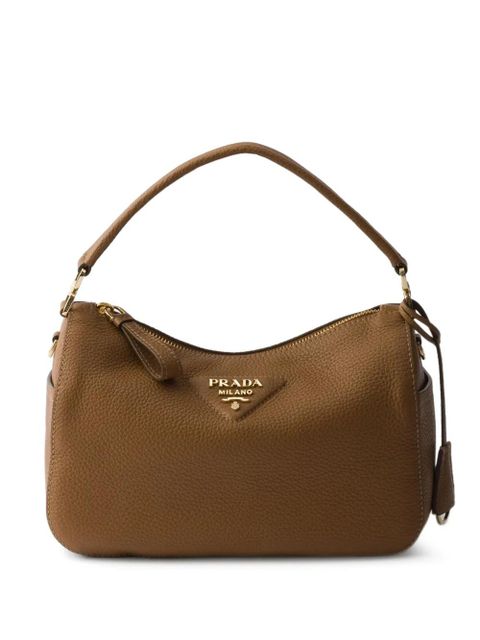Prada small leather shoulder bag - Brown - zdjęcie produktu nr 1